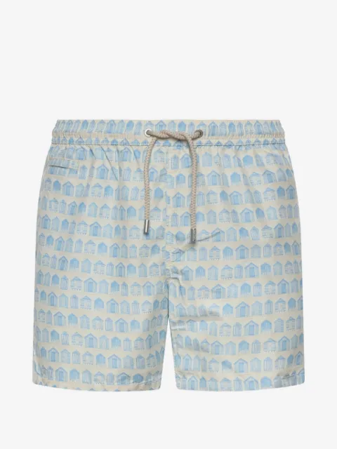 MC2 Saint Barth shorts de playa con estampado Beach-Hut