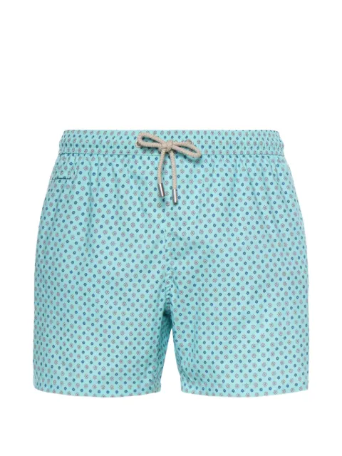 MC2 Saint Barth Lighting geometric-print swim shorts