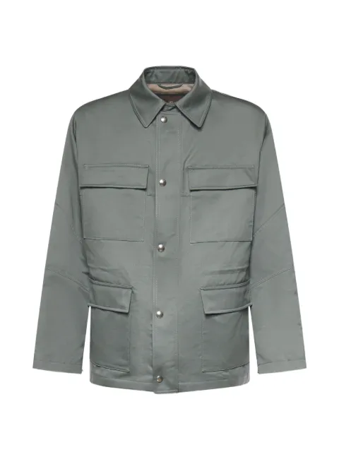 Loro Piana multi-pocket press-stud jacket