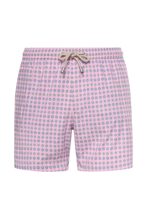 MC2 Saint Barth geometric-print drawstring swim shorts