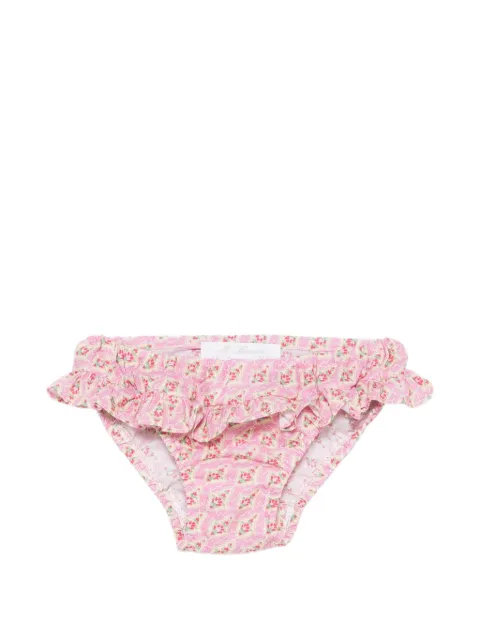Mariella Ferrari floral-print ruffled-detail bikini bottoms