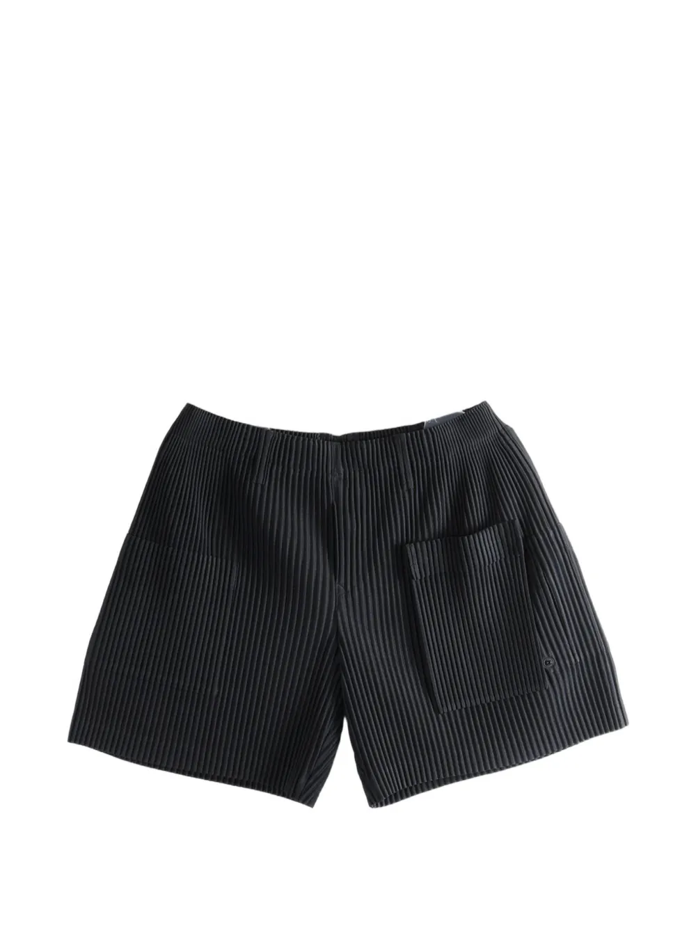 Homme Plissé Issey Miyake Geplooide bermuda shorts Zwart