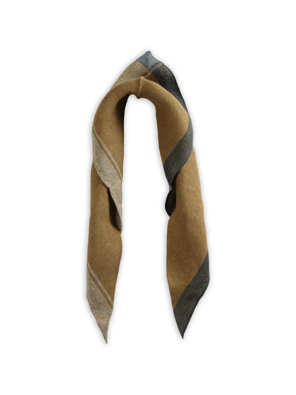 Margaret Howell striped-edge scarf - Toni neutri