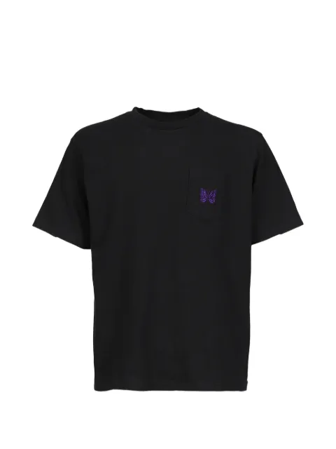 Needles butterfly-embroidered T-shirt
