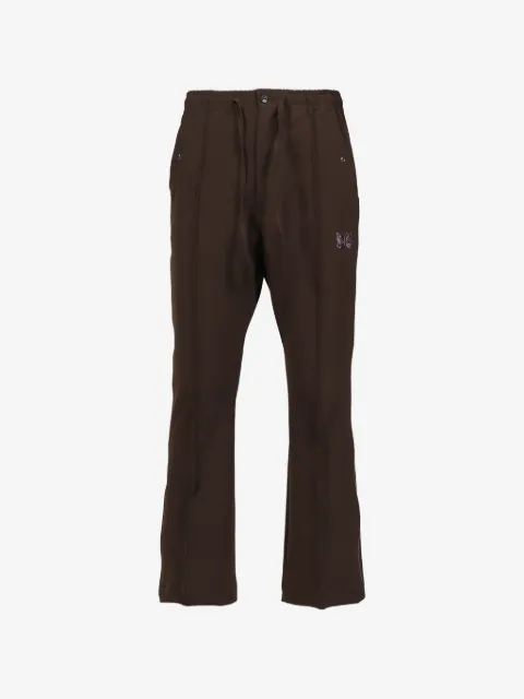 Needles butterfly-embroidered trousers
