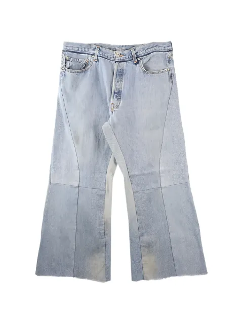 Readymade panelled patchwork jeans