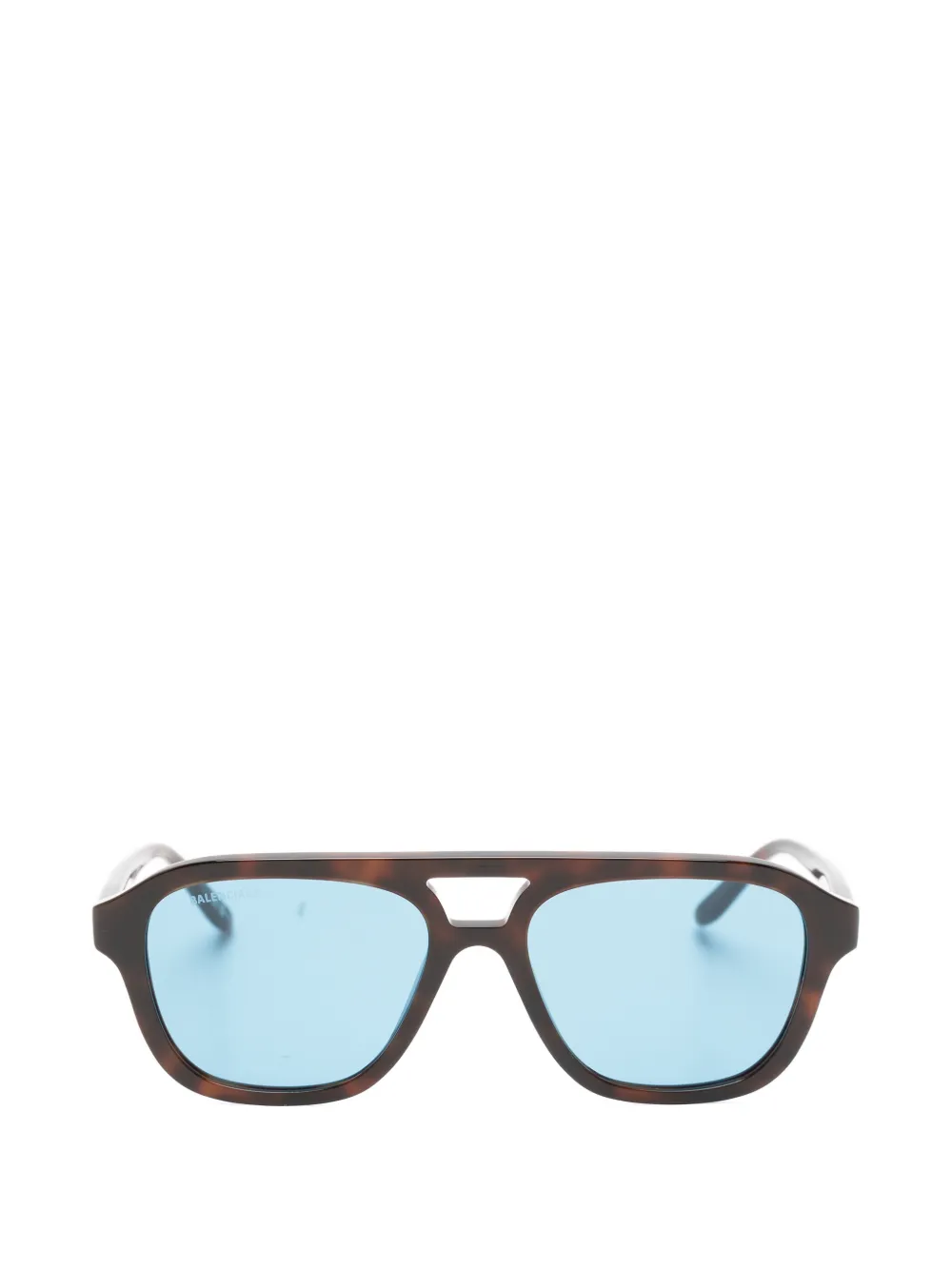 Balenciaga Eyewear tortoiseshell pilot-frame sunglasses - Marrone