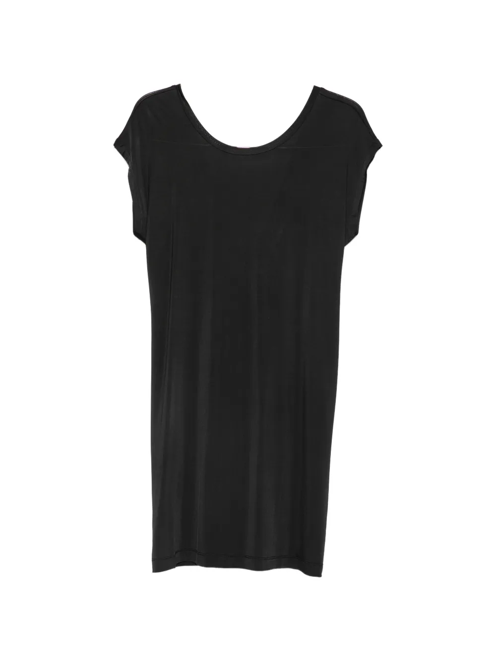 LIU JO open-back short-sleeve mini dress - Nero