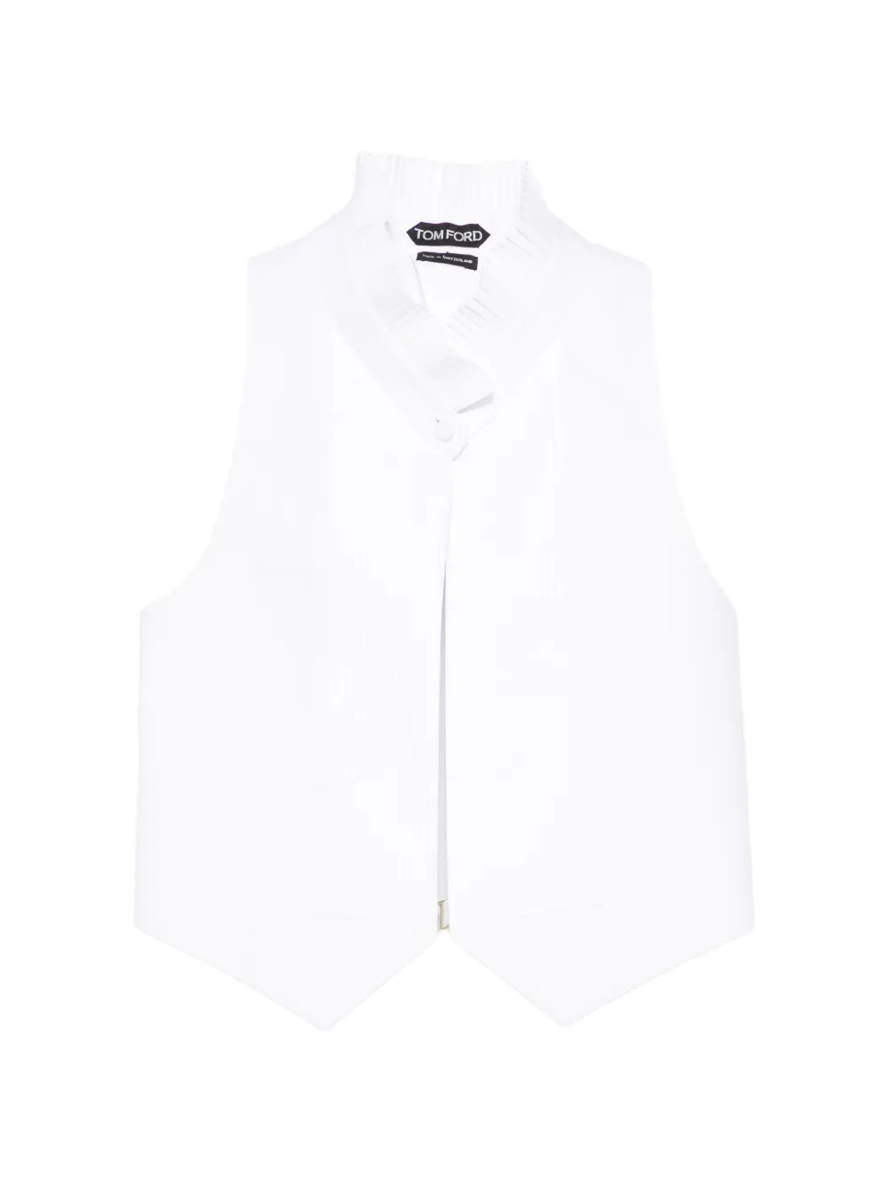 TOM FORD button-detail waistcoat - White