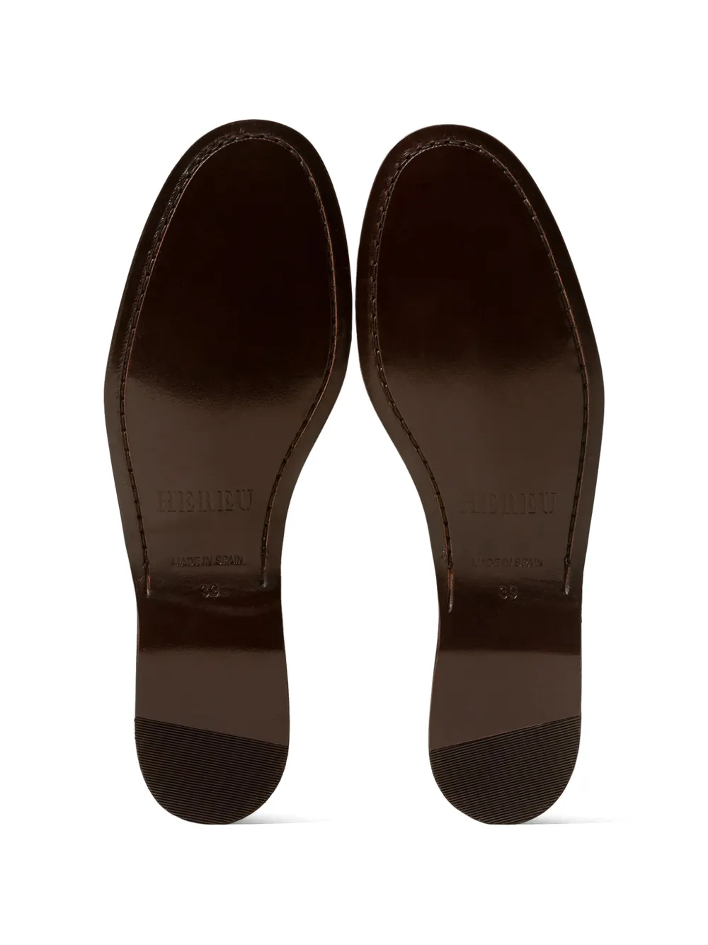 Hereu Sastre braided-seam loafers Zwart