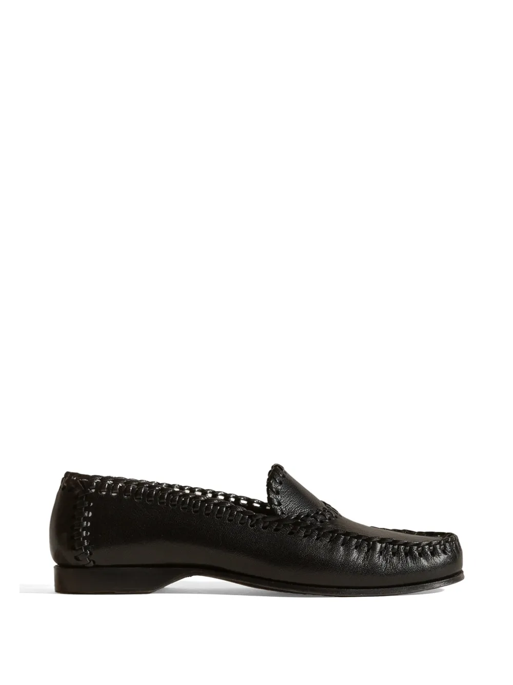 Hereu Sastre braided-seam loafers - Nero