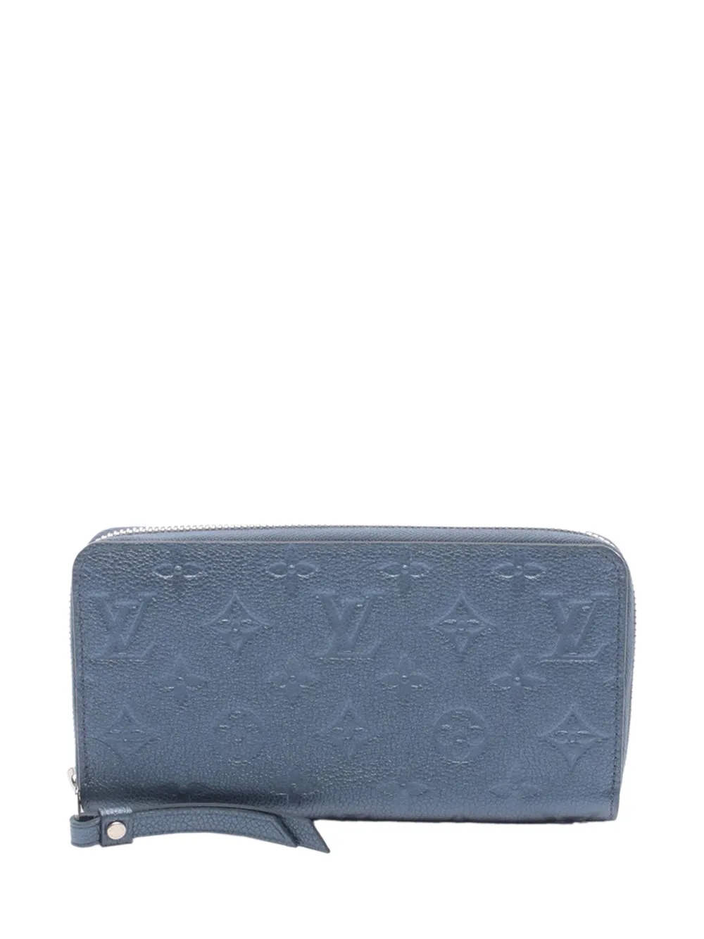 Louis Vuitton Pre-Owned 2021-2026 Monogram Empreinte Zippy Wallet long wallets - Blu
