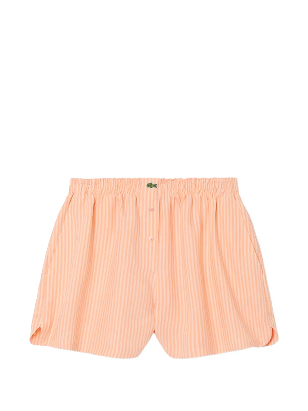 Lacoste striped shorts - Orange