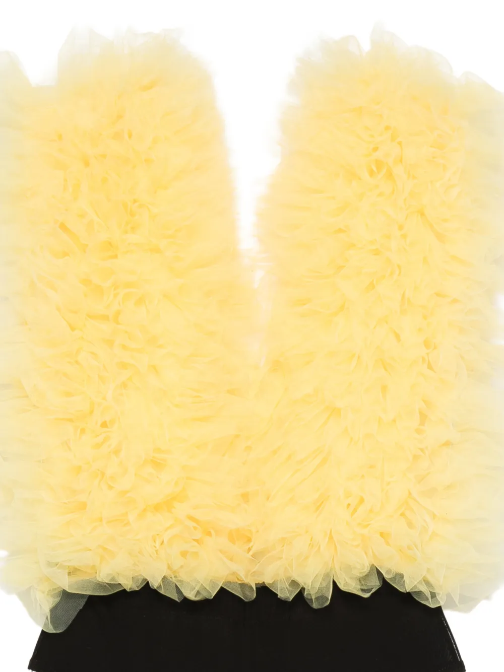 Alchemy Body met ruches en tulen vlak Geel