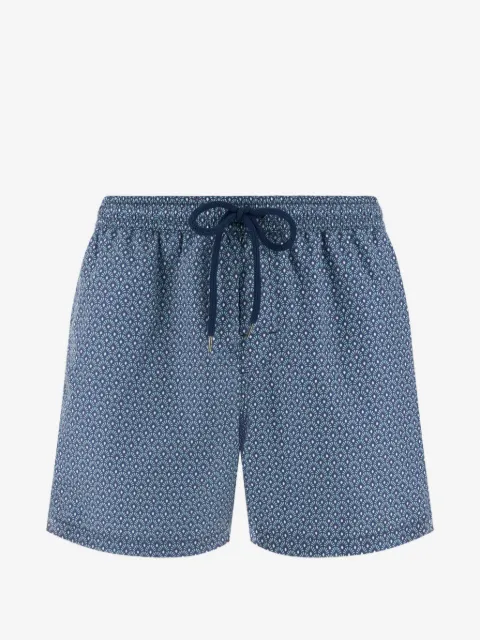 Boggi Milano geometric-print swim shorts