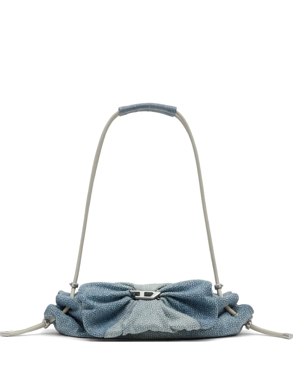 Diesel Borsa a spalla piccola con decorazione - Blu