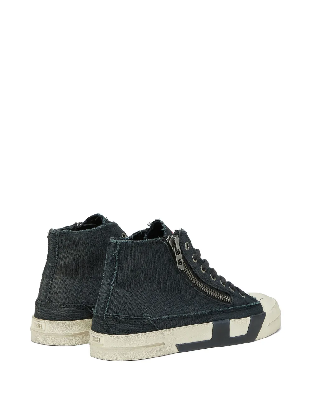 Diesel S-D-Verse sneakers met franje Zwart
