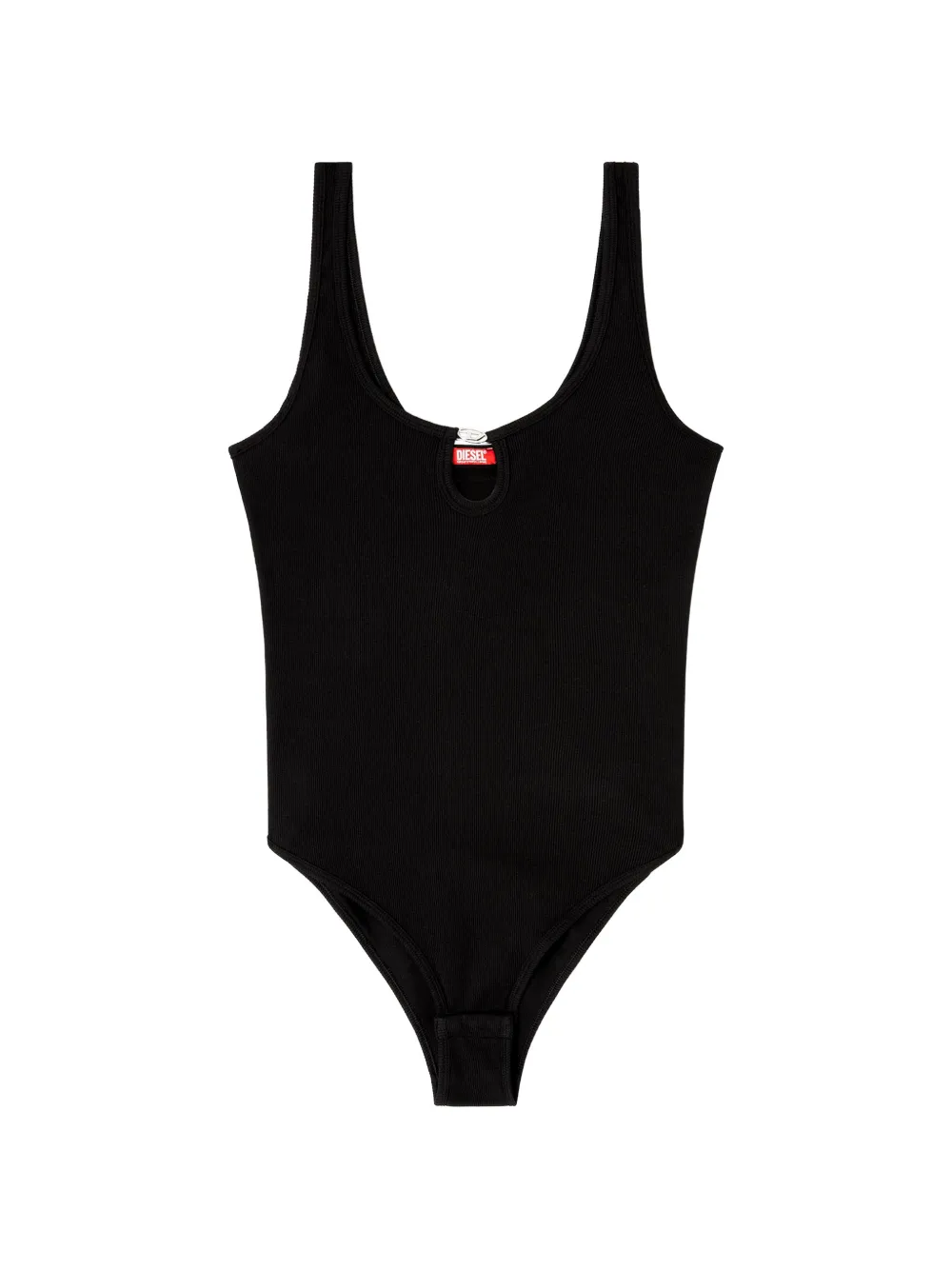 Diesel Maura Oval-D rhinestone-embellished bodysuit - Nero