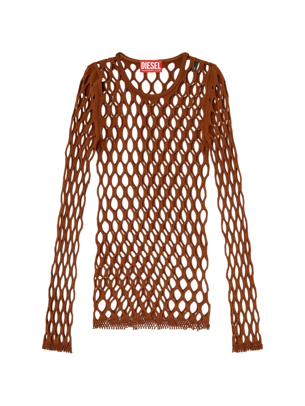 Diesel M-Zanda open-knit top - Marrone