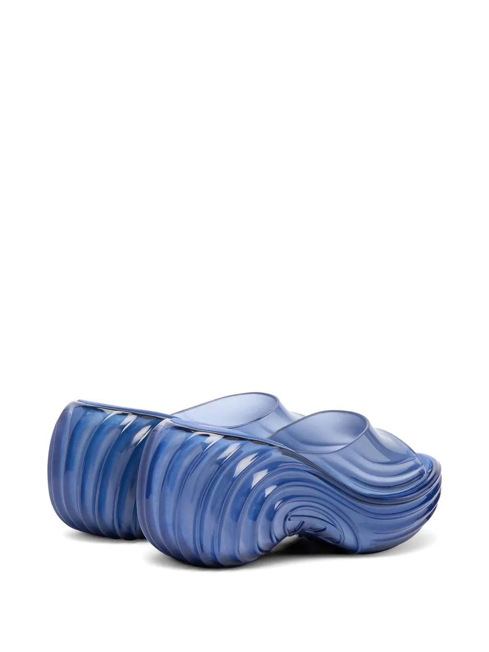Diesel x Melissa Quantum sandalen met plateauzool Blauw
