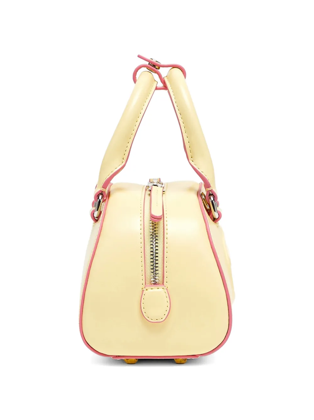 Diesel 1DR Drome kleine leren bowlingtas Geel