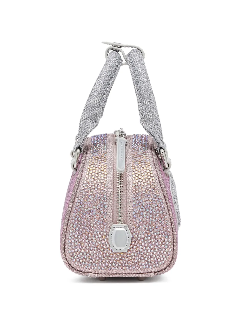 Diesel 1DR Dome mini-shopper verfraaid met stras Roze