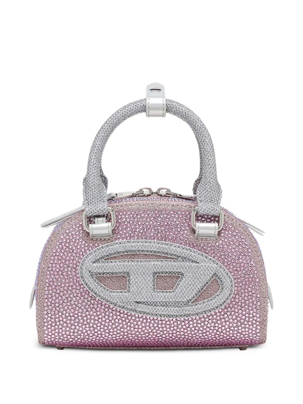 Diesel Borsa tote 1DR Dome minicon strass - Rosa