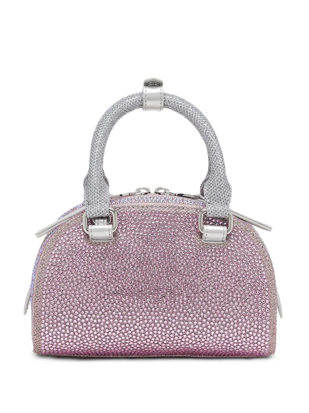 Diesel 1DR Dome mini-shopper verfraaid met stras Roze
