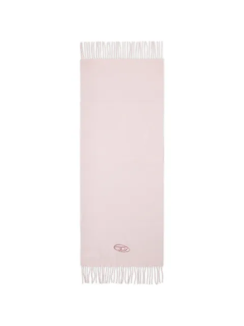 Diesel S-Imon Oval-D fringed scarf