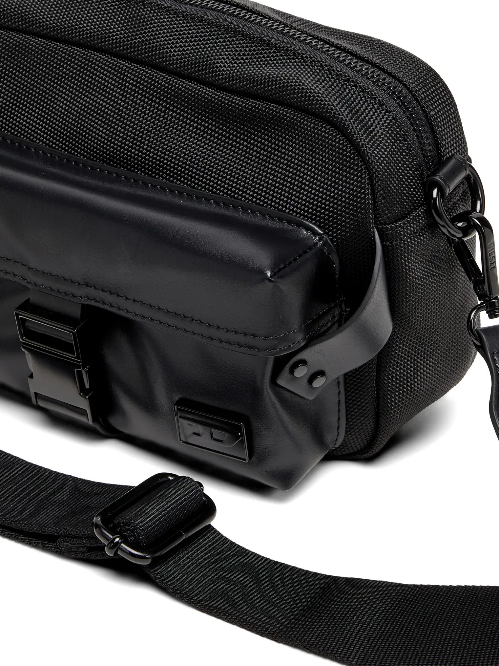 Diesel Crossbodytas met meerdere zakken Zwart