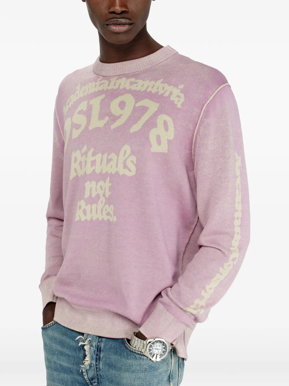 Diesel K-Lauti trui Roze