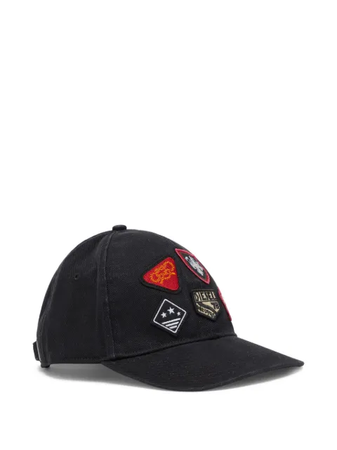 Diesel C-Scud patch-embellished baseball cap