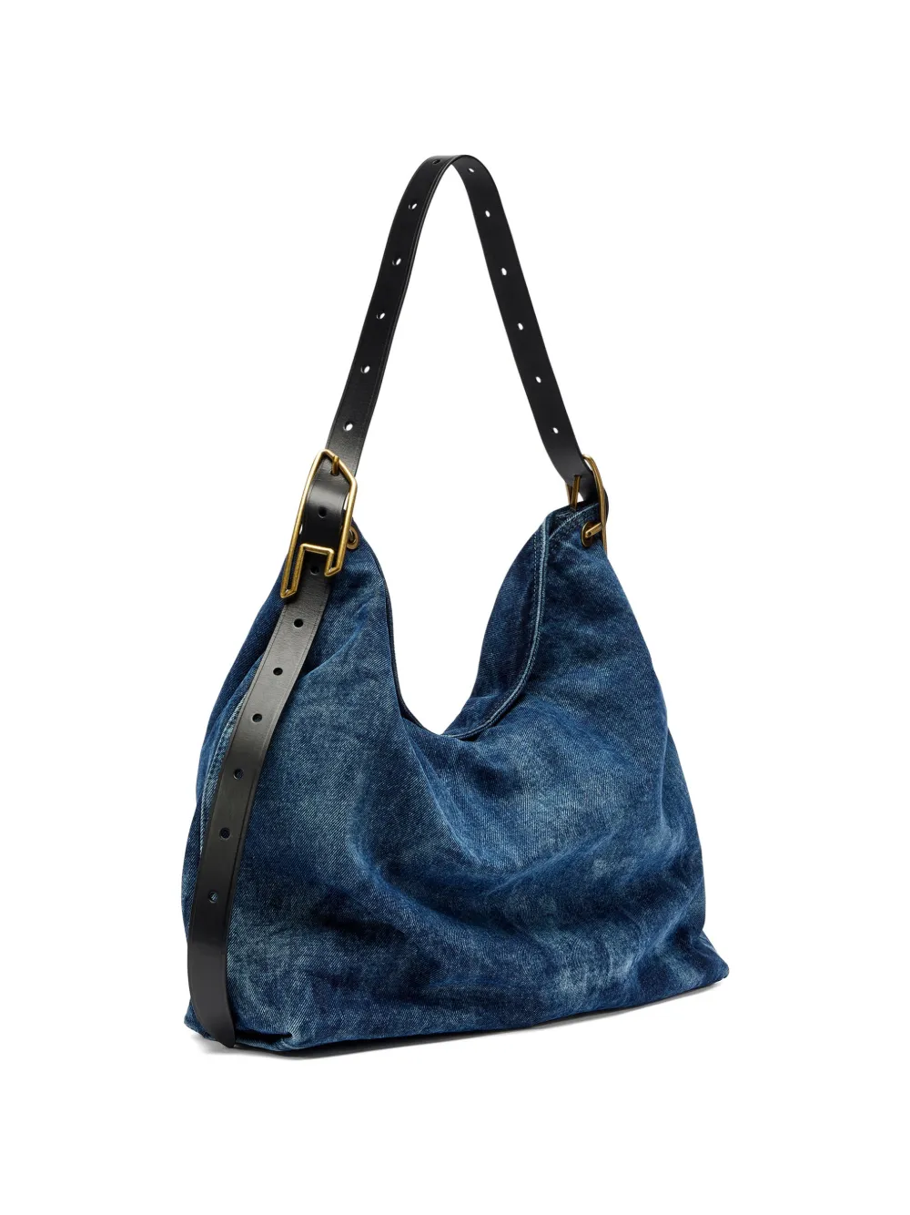 Diesel D-Line Hobo denim shopper Blauw