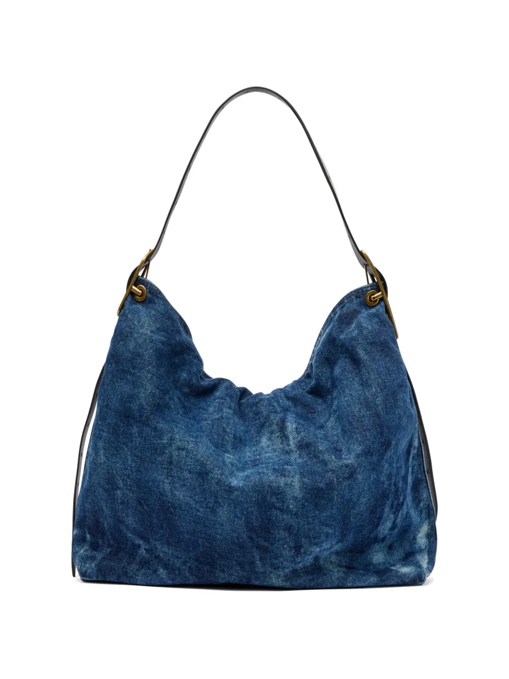 Diesel D-Line Hobo denim shopper Blauw