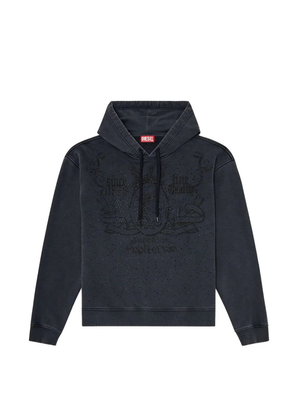 Diesel Felpa S-Norm con strass - Grigio