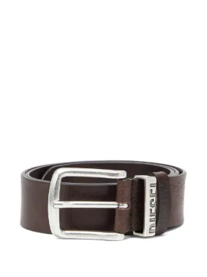 Diesel オーバル Dロゴ レザーベルト | ブラウン | FARFETCH JP