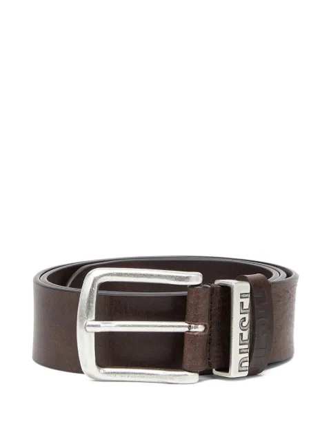 Diesel B-Visible logo-engraved belt