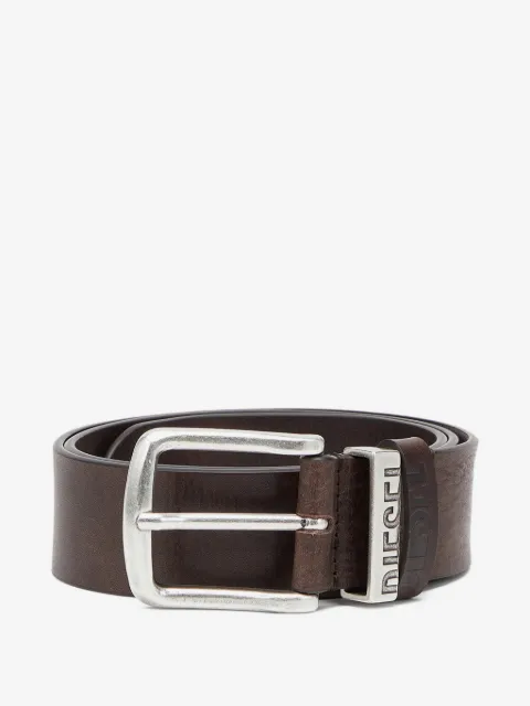 Diesel B-Visible logo-engraved belt