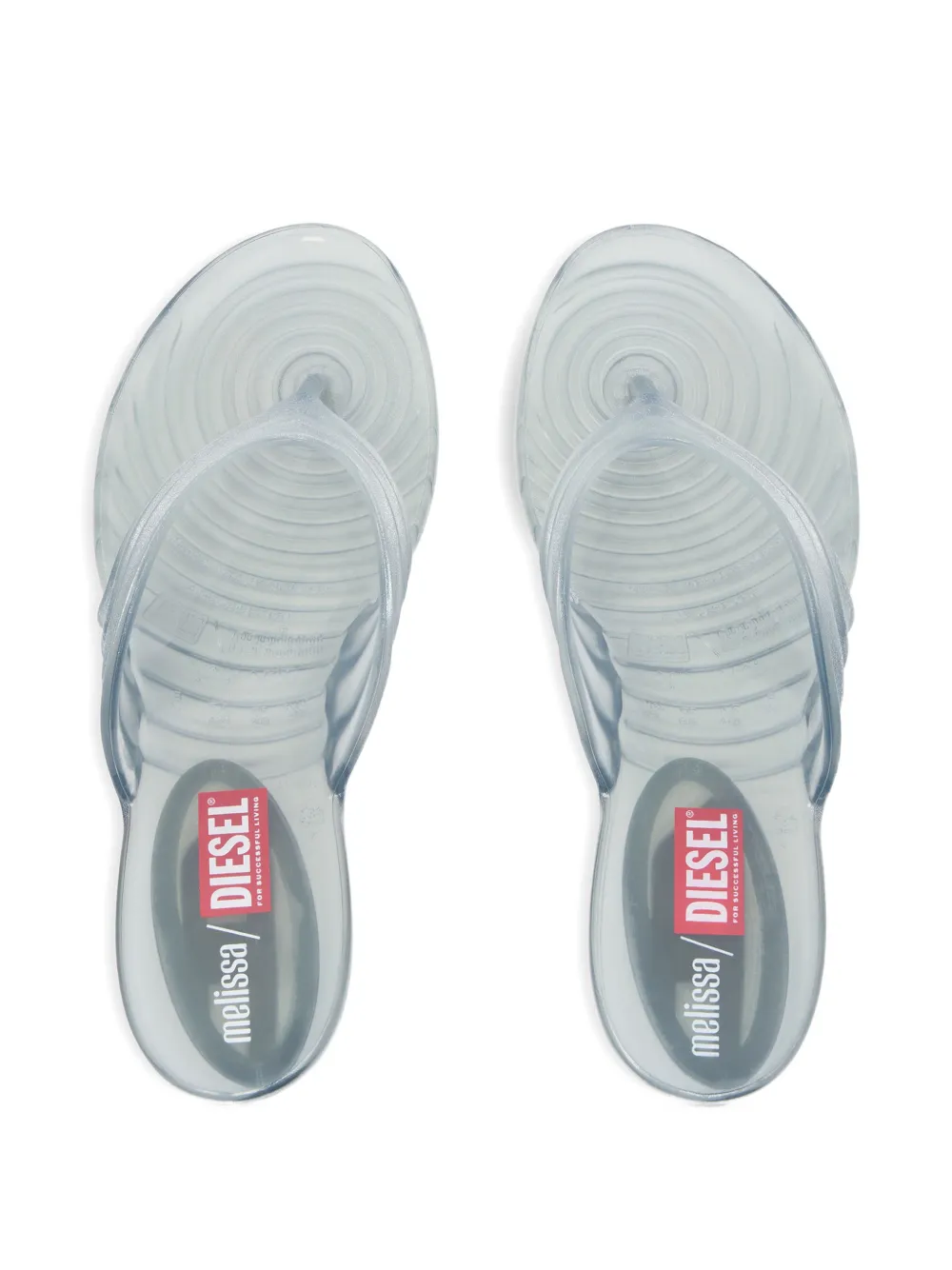 Diesel x Melissa Quantum sandalen Wit