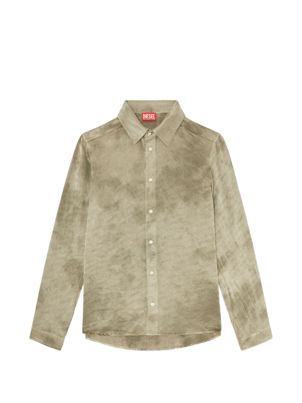 Diesel S-Kissy-Hnbw tie-dye shirt - Verde