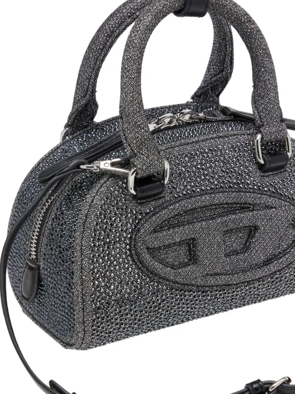Diesel 1dr Dome ラインストーン ハンドバッグ | グレー | FARFETCH JP