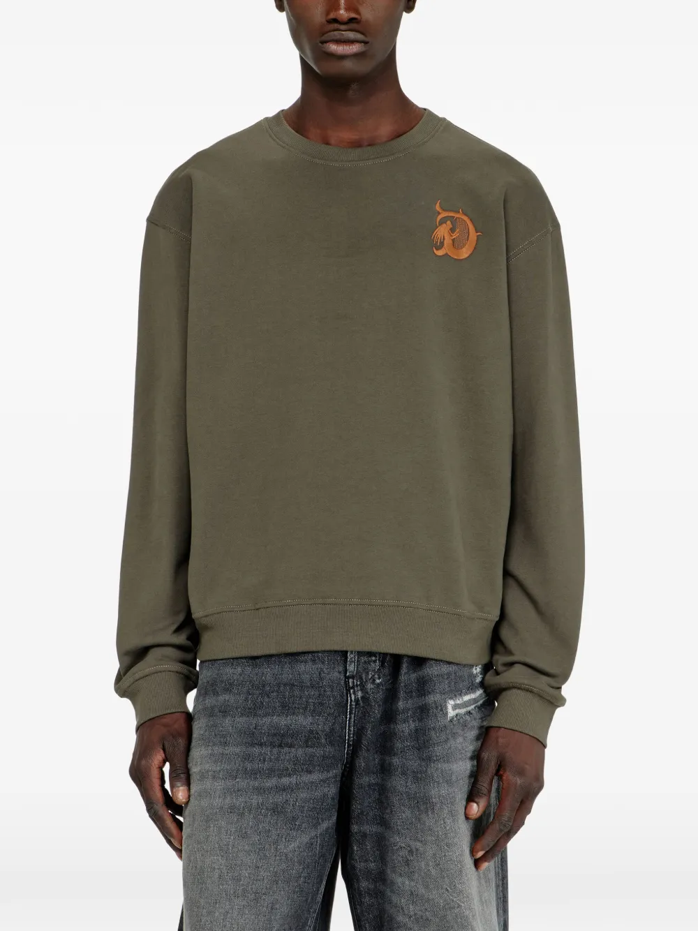 Diesel S-Norm-Aa4 sweater Groen