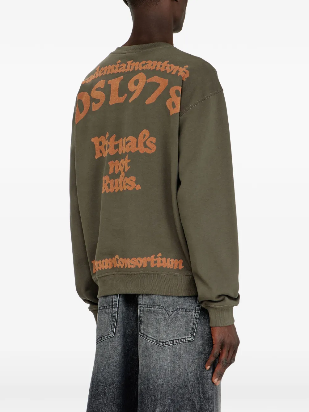 Diesel S-Norm-Aa4 sweater Groen