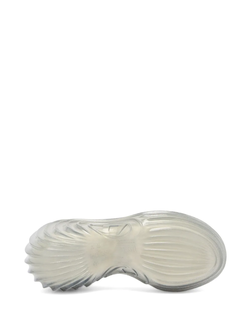 Diesel x Melissa Quantum sandalen met plateauzool Wit