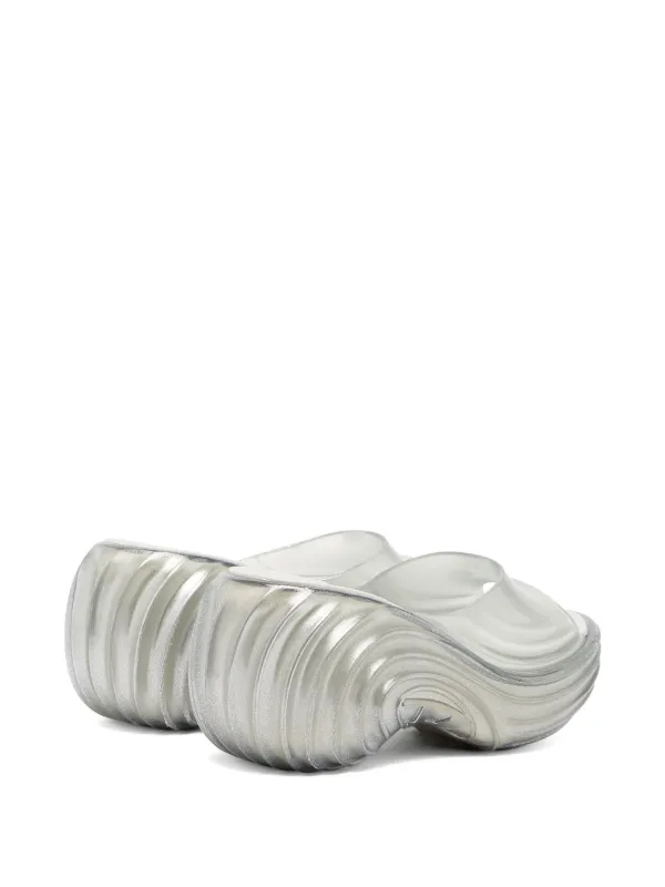 Diesel x Melissa Platform Mules In Melflex® | White | FARFETCH