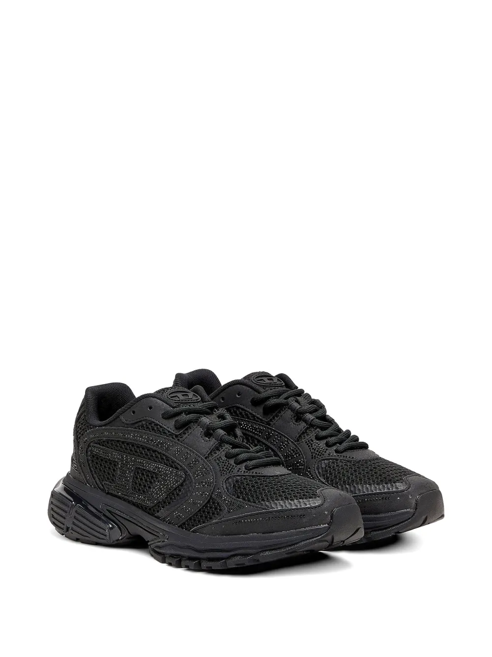 Diesel S-Pro-V-Dense sneakers verfraaid met stras Zwart