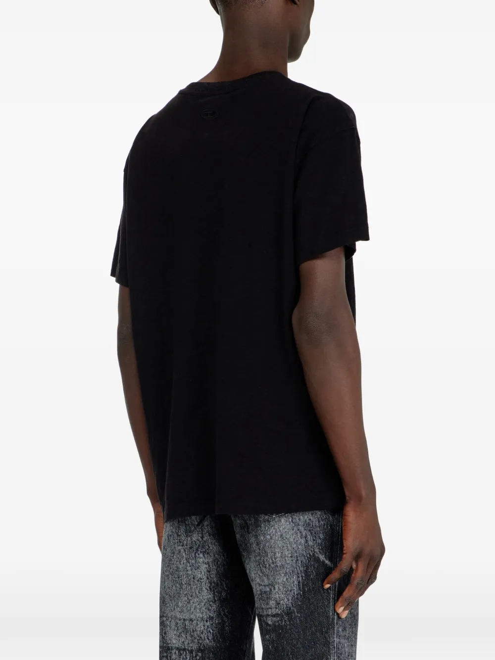 Diesel T-Norm-AA2 T-shirt met print Zwart