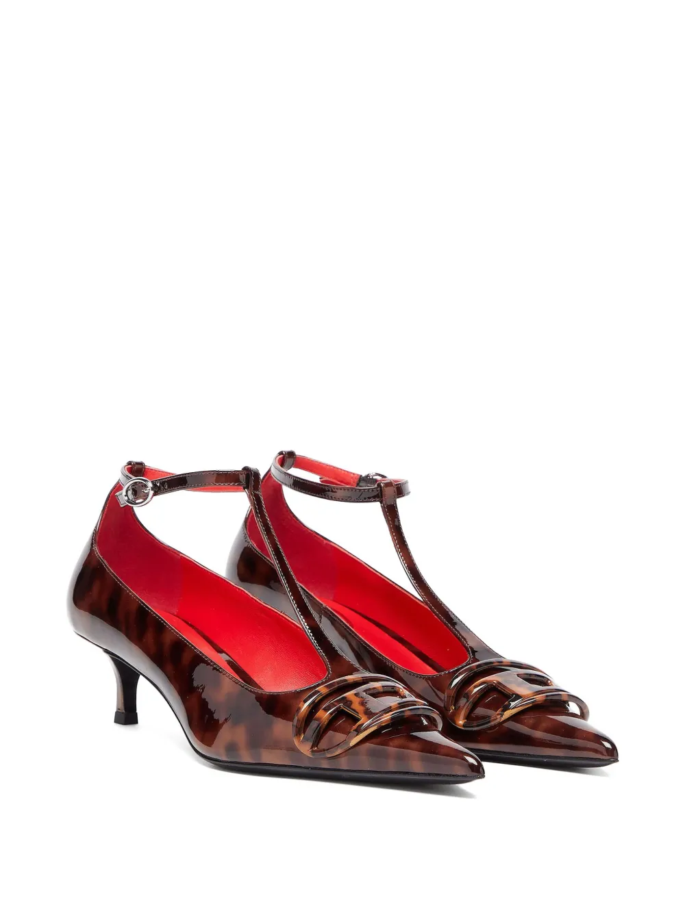 Diesel D-Venus Kittie pumps met T-bandje Bruin