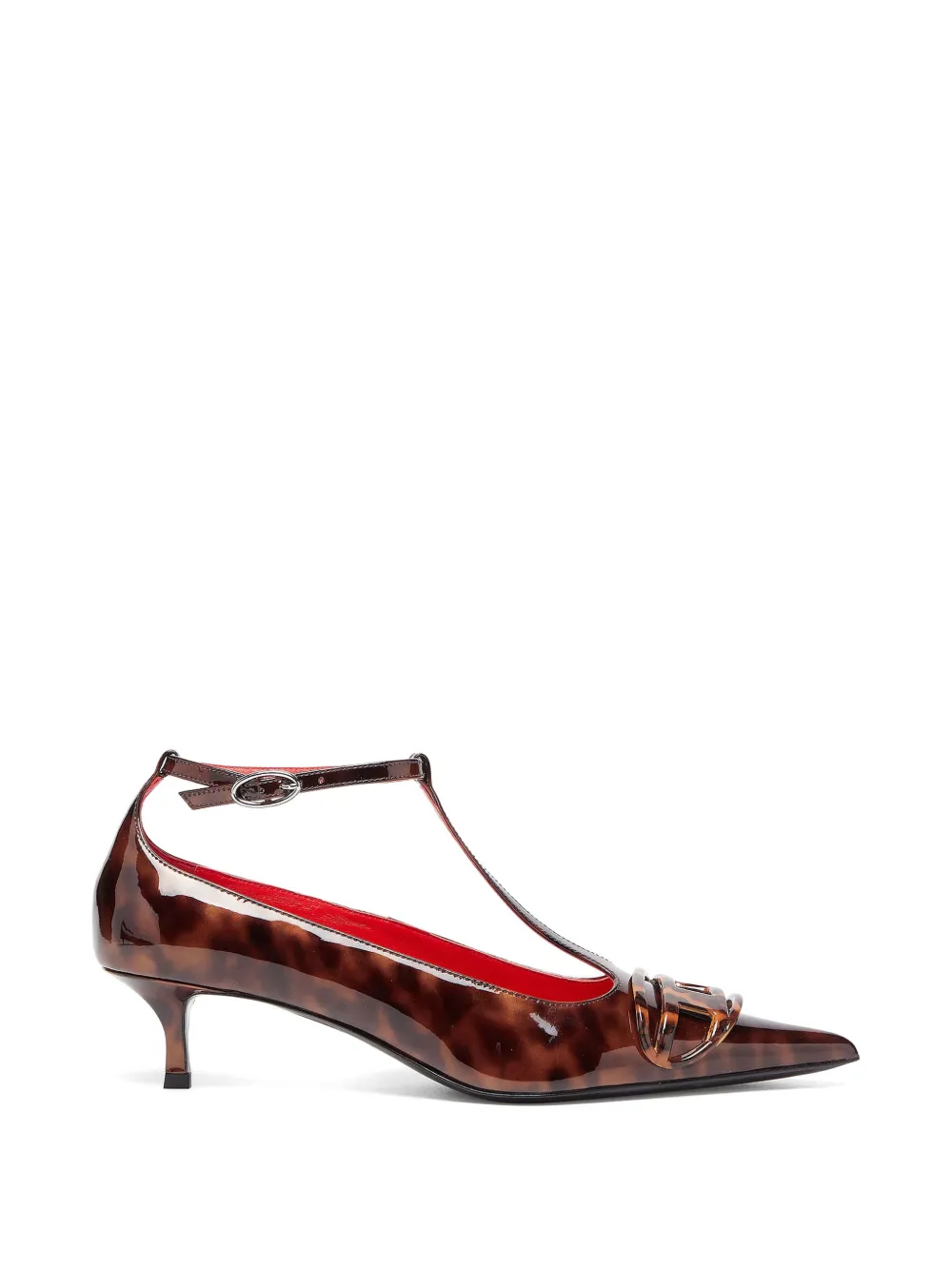 Diesel D-Venus Kittie pumps met T-bandje Bruin