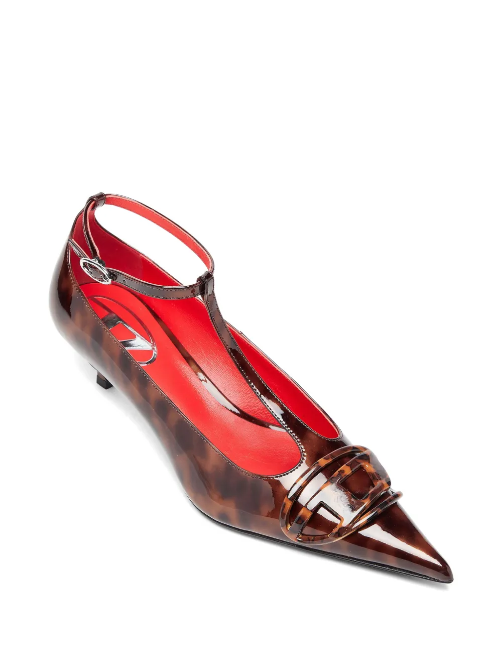 Diesel D-Venus Kittie pumps met T-bandje Bruin